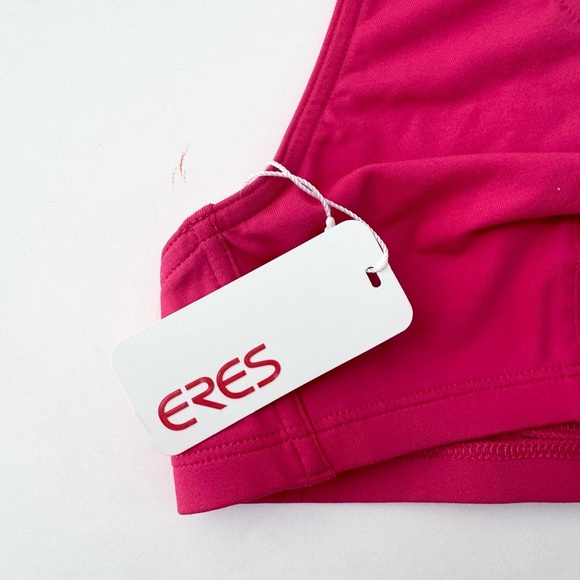 NWT ERES “Pop Roller” Button Detailed Halter Bikini Top Full Cup “Bubble” Pink - Picture 9 of 16